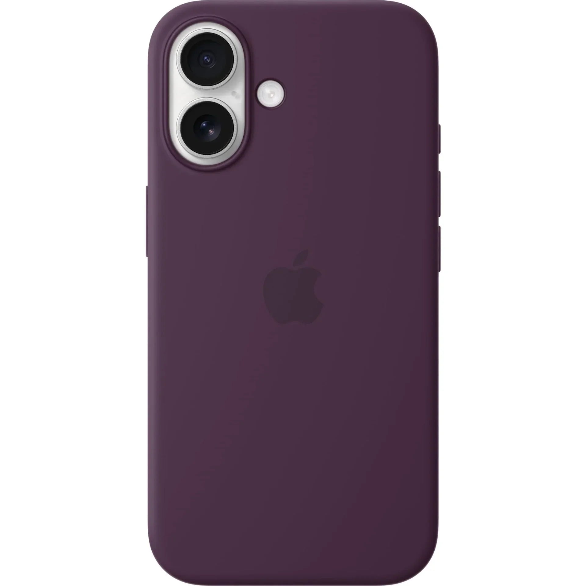 Apple iPhone 16 Silicone Case with MagSafe - Plum - Tashqila Apple iPhone 16 Silicone Case with MagSafe - Plum - Tashqila